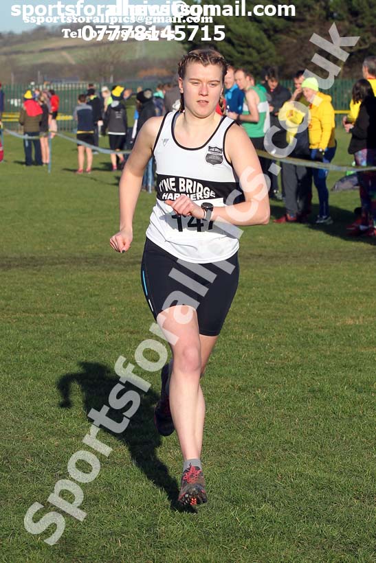 Senior womens 2020 Birtley Cross Country Relay, County Durham.  Photo: David T. Hewitson/Sports for All Pics